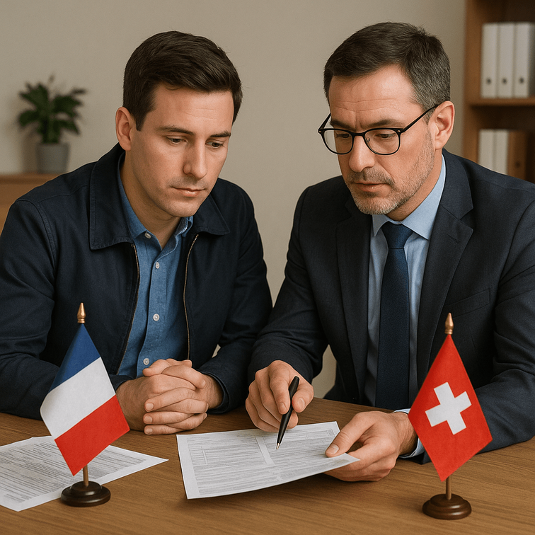 Bannière Résident français travaillant en Suisse : Optimisez votre fiscalité !